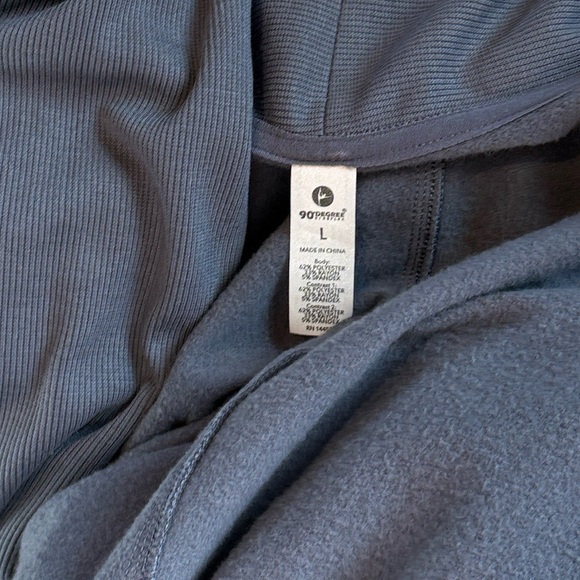 90 Degrees Cardigan Blue | Size Large - Picture 4 of 5